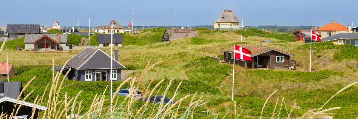 Dänische Ferienhäuser an der Küste