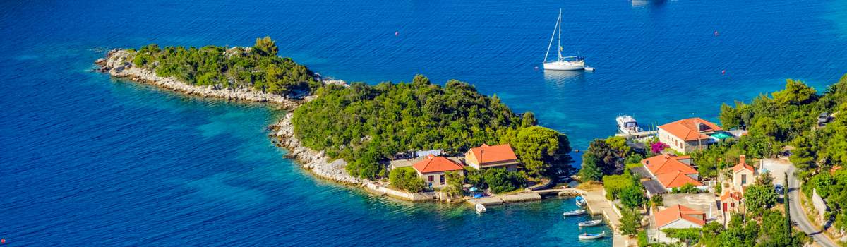 Insel Mljet in Dalmatien