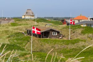 Dänische Hunde-Ferienhäuser in den Dünen