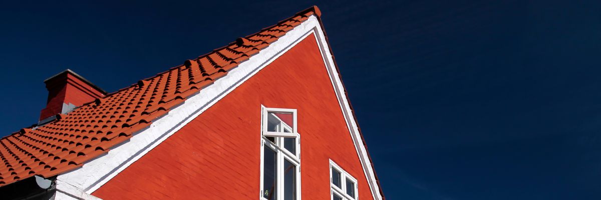 Rotes Ferienhaus in Dänemark
