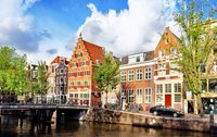 Holland Häuser am Kanal